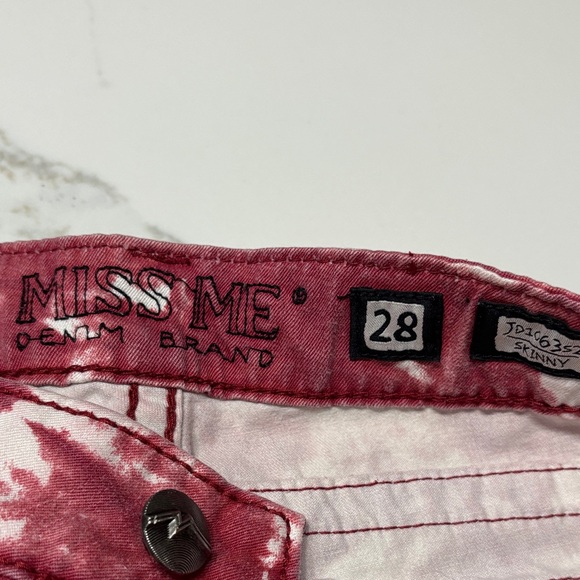 Miss Me Women's Pink Tie-Dye Skinny Jeans - Picture 5 of 16